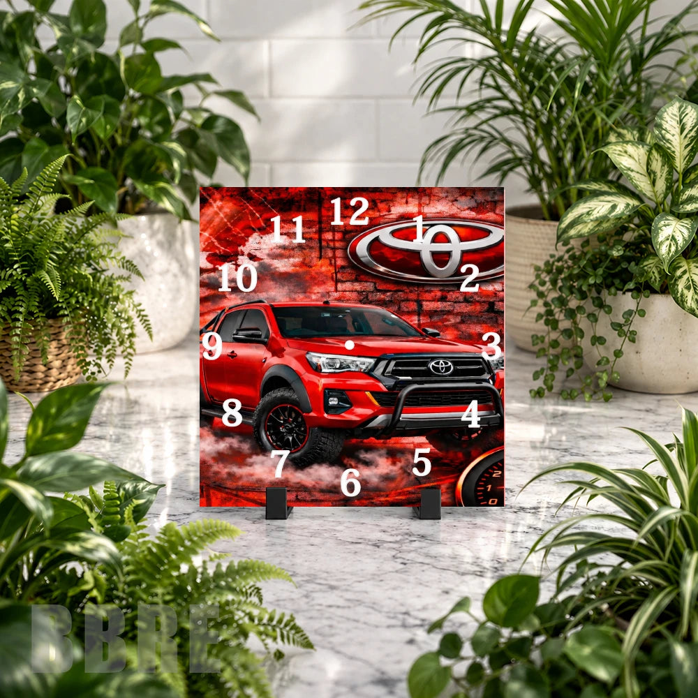 Toyota Truck Clock Mockup