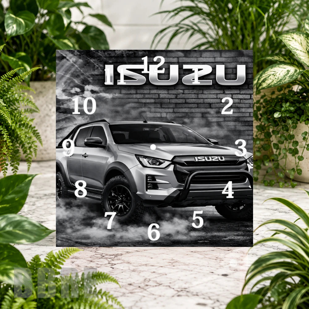 Isuzu Truck Clock Sublimation Wrap