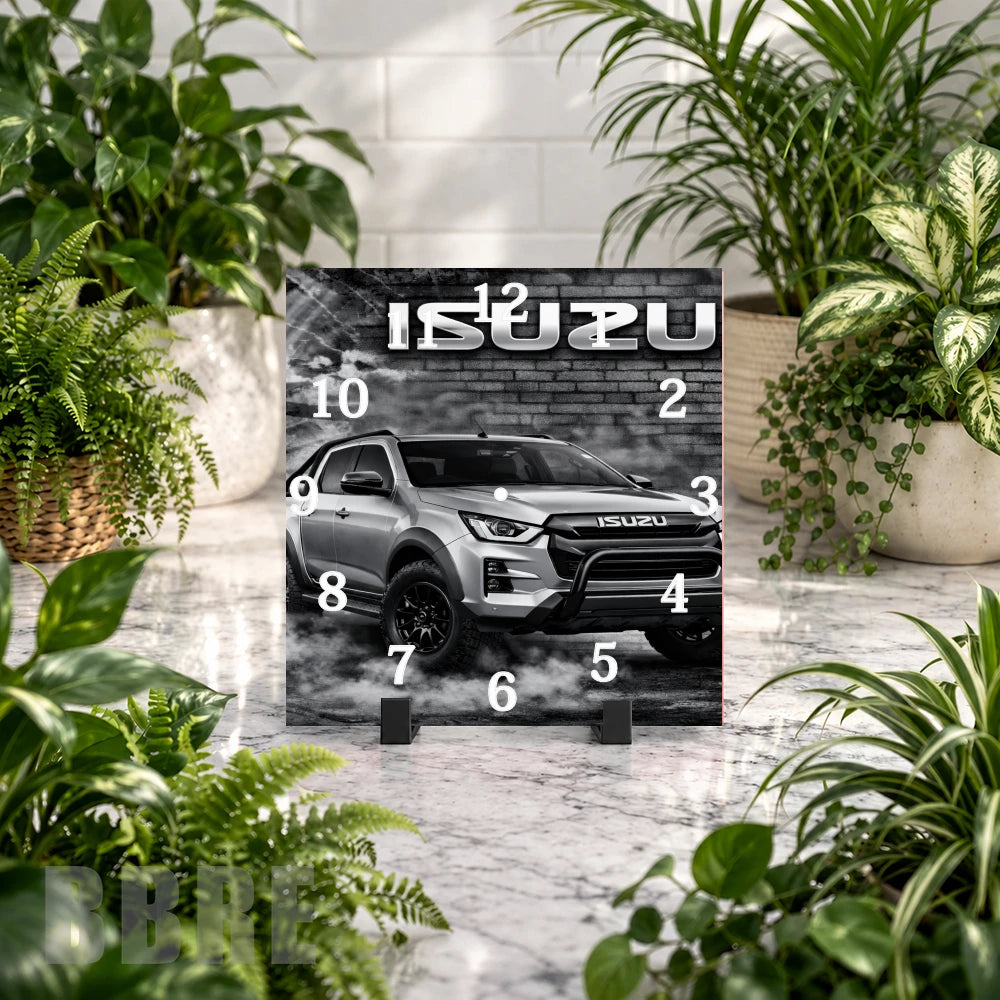 Isuzu Truck Clock Mockup