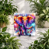 Colorful Elephant 2 Clock Mockup