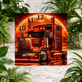 Truck Moon Clock Sublimation Wrap