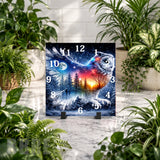 Owl Night Sky Clock Mockup