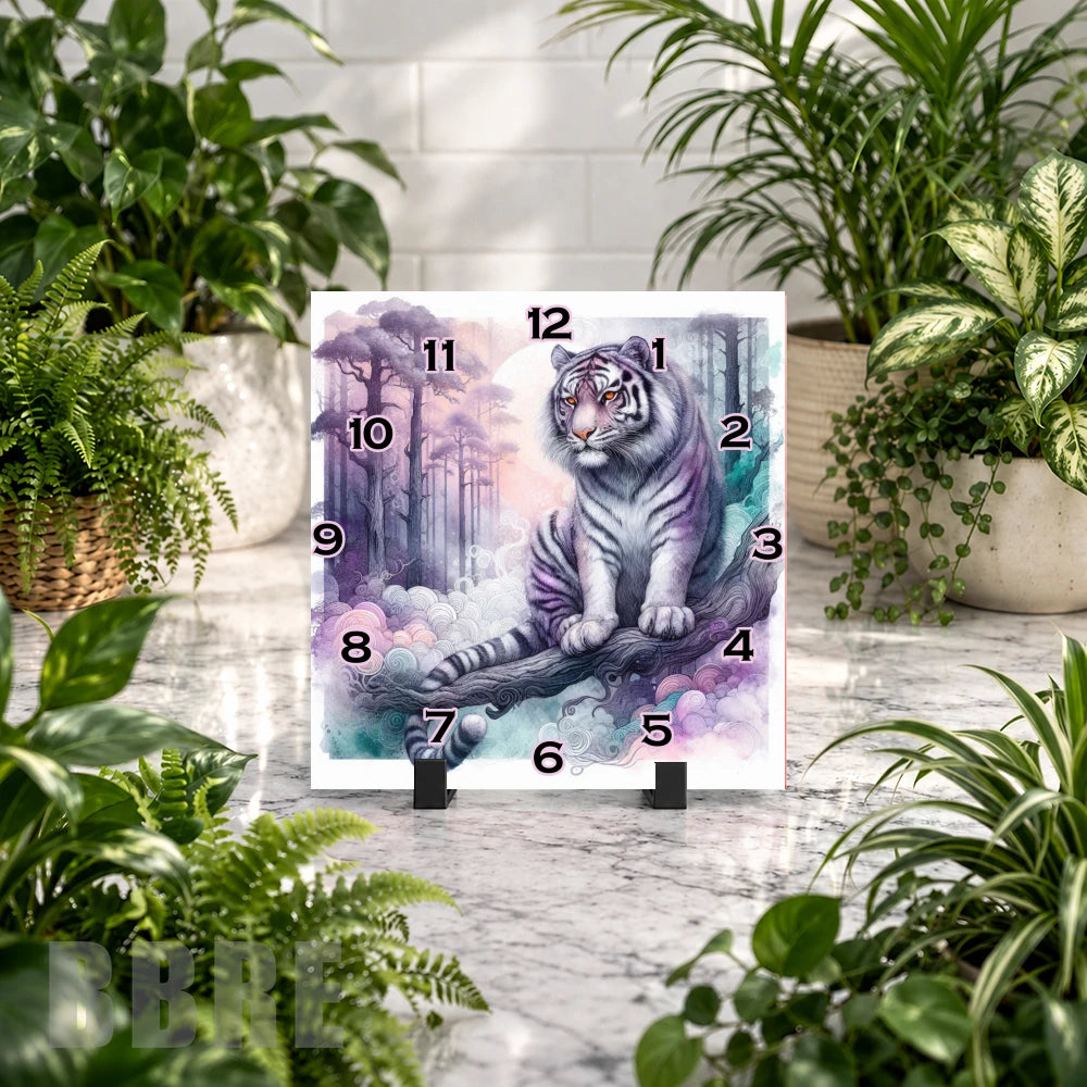Majestic Tiger 2 Clock Mockup