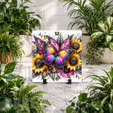 Butterfly Bloom 14 Clock Mockup