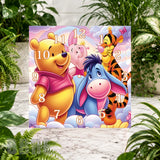 Winnie Pooh 3 Clock Sublimation Wrap