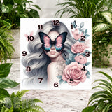 Butterfly Blossom 11 Clock Sublimation Wrap
