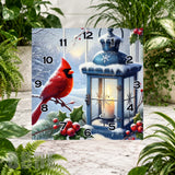 Winter Cardinal Clock Sublimation Wrap