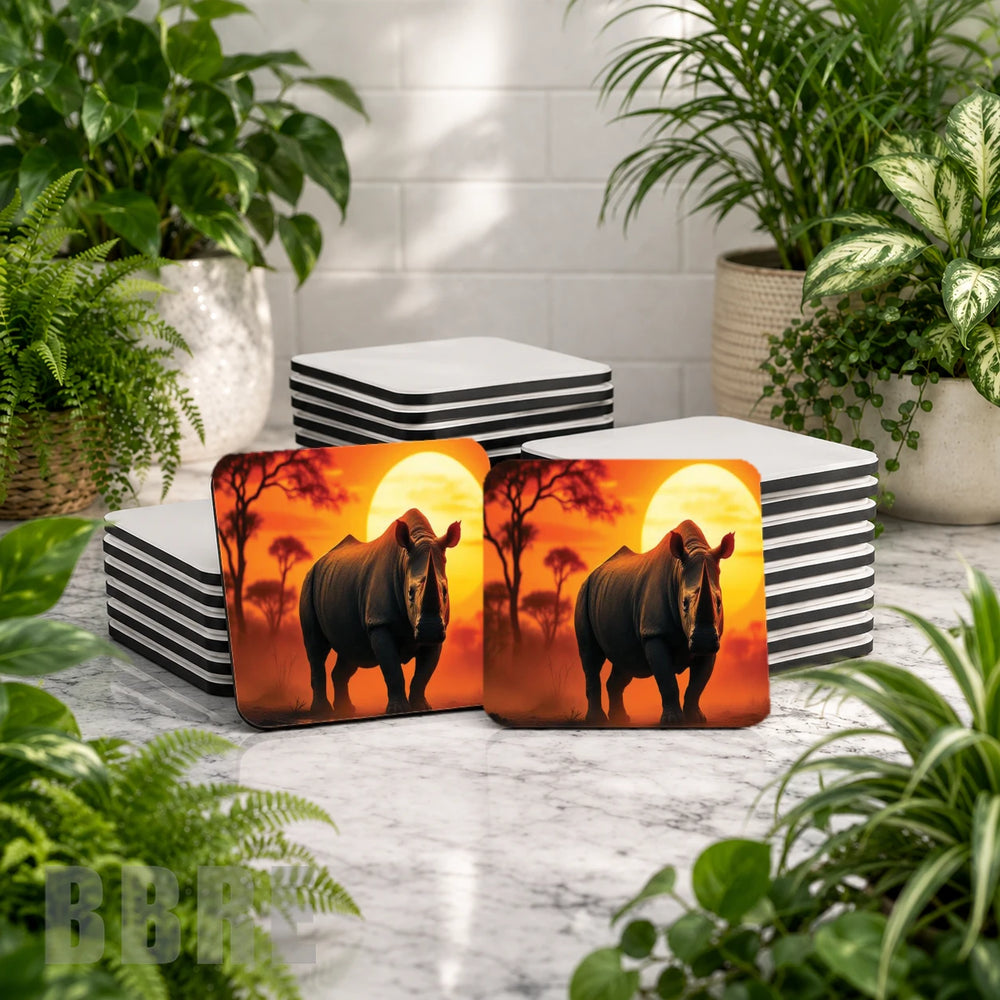Sunset Rhino Mockup Image