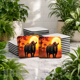 Sunset Rhino Mockup Image