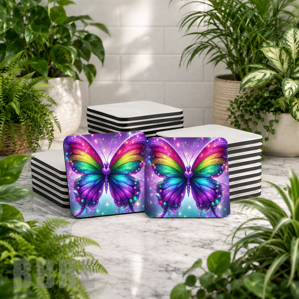 Rainbow Butterfly Mockup Image