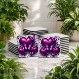 Purple Hearts Mockup Image