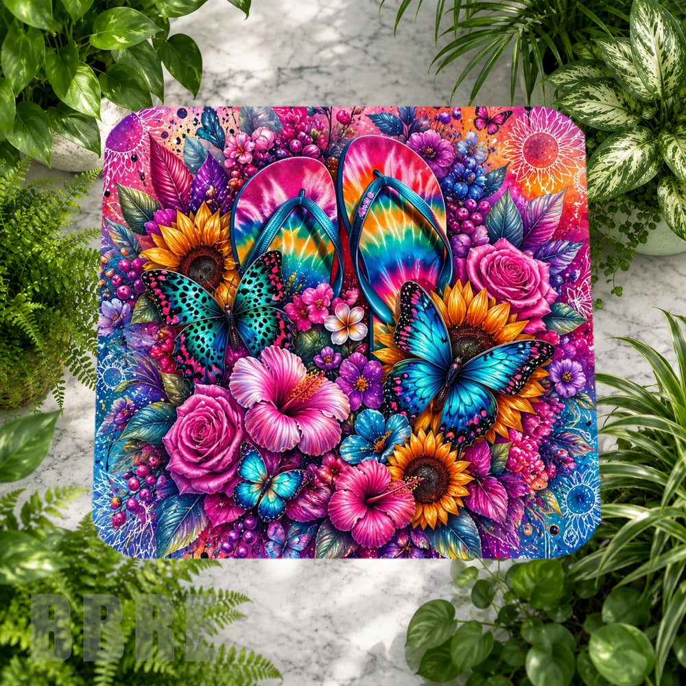 Floral Flip-flops Main Image