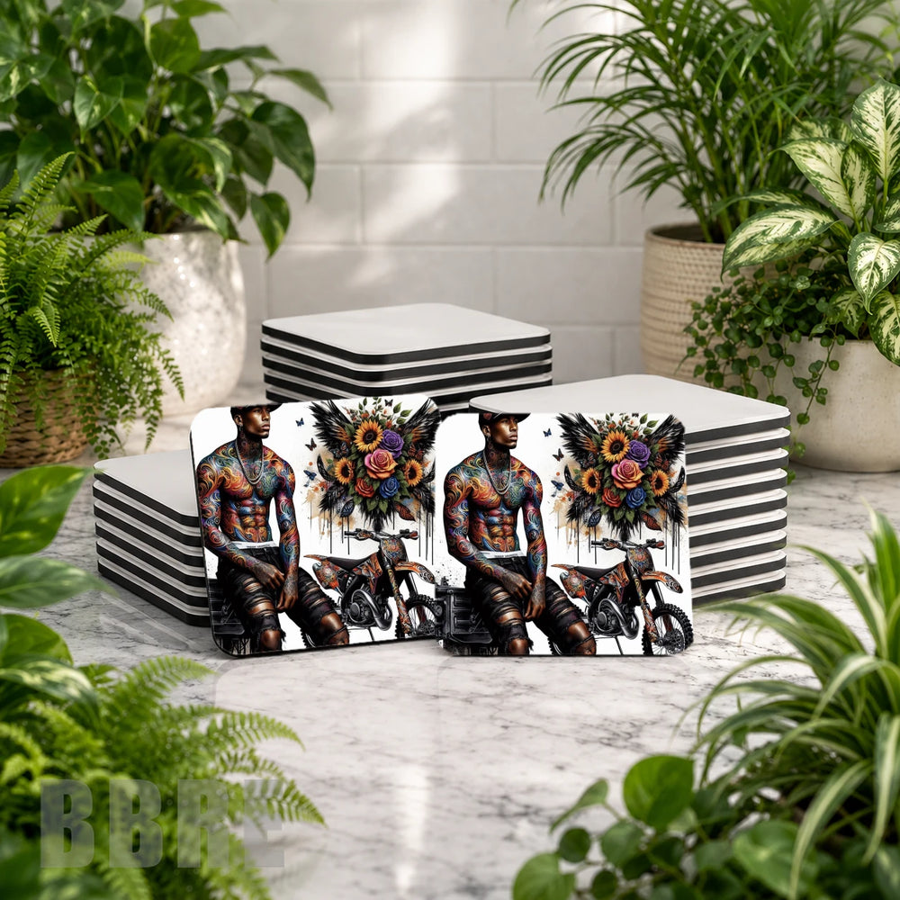 Tattooed Rider Mockup Image