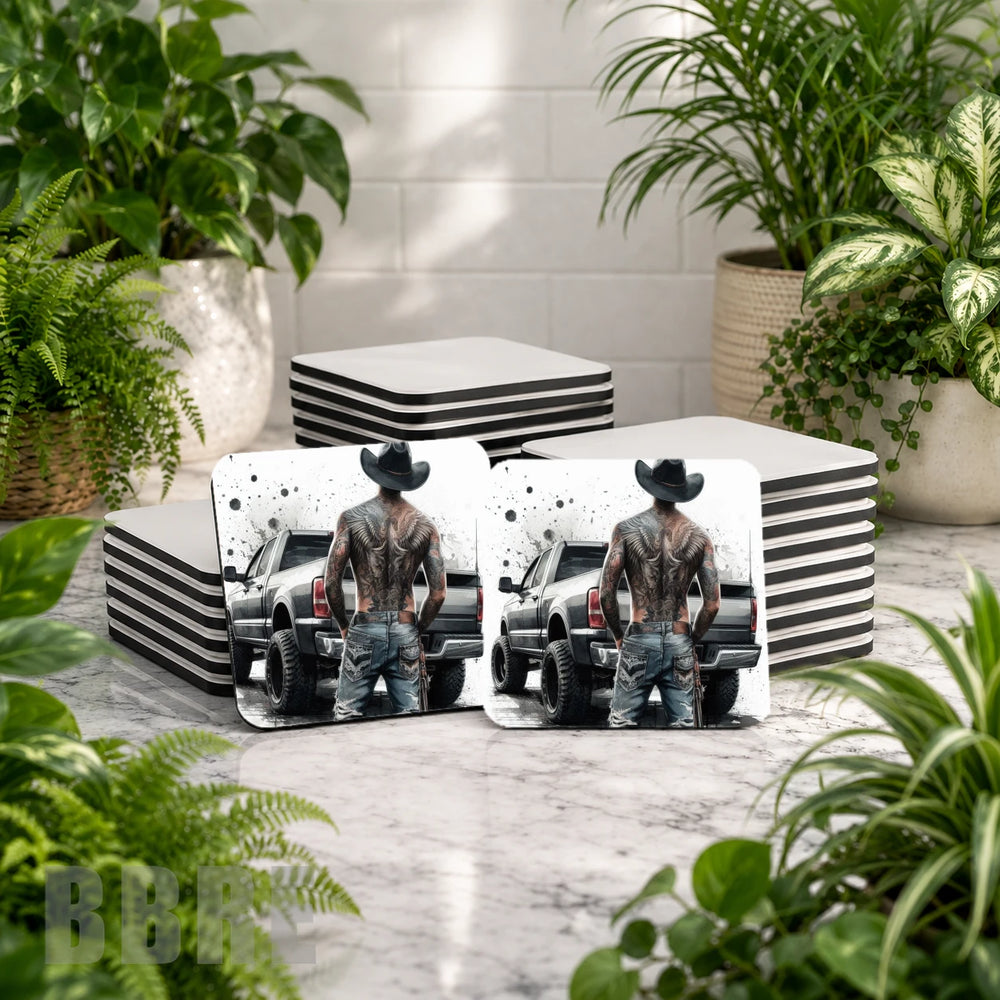 Cowboy Truck Mockup Image