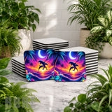 Dolphin Sunset Mockup Image