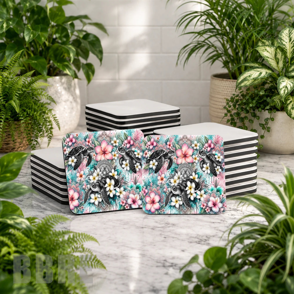 Tropical Turtles Mockup Image