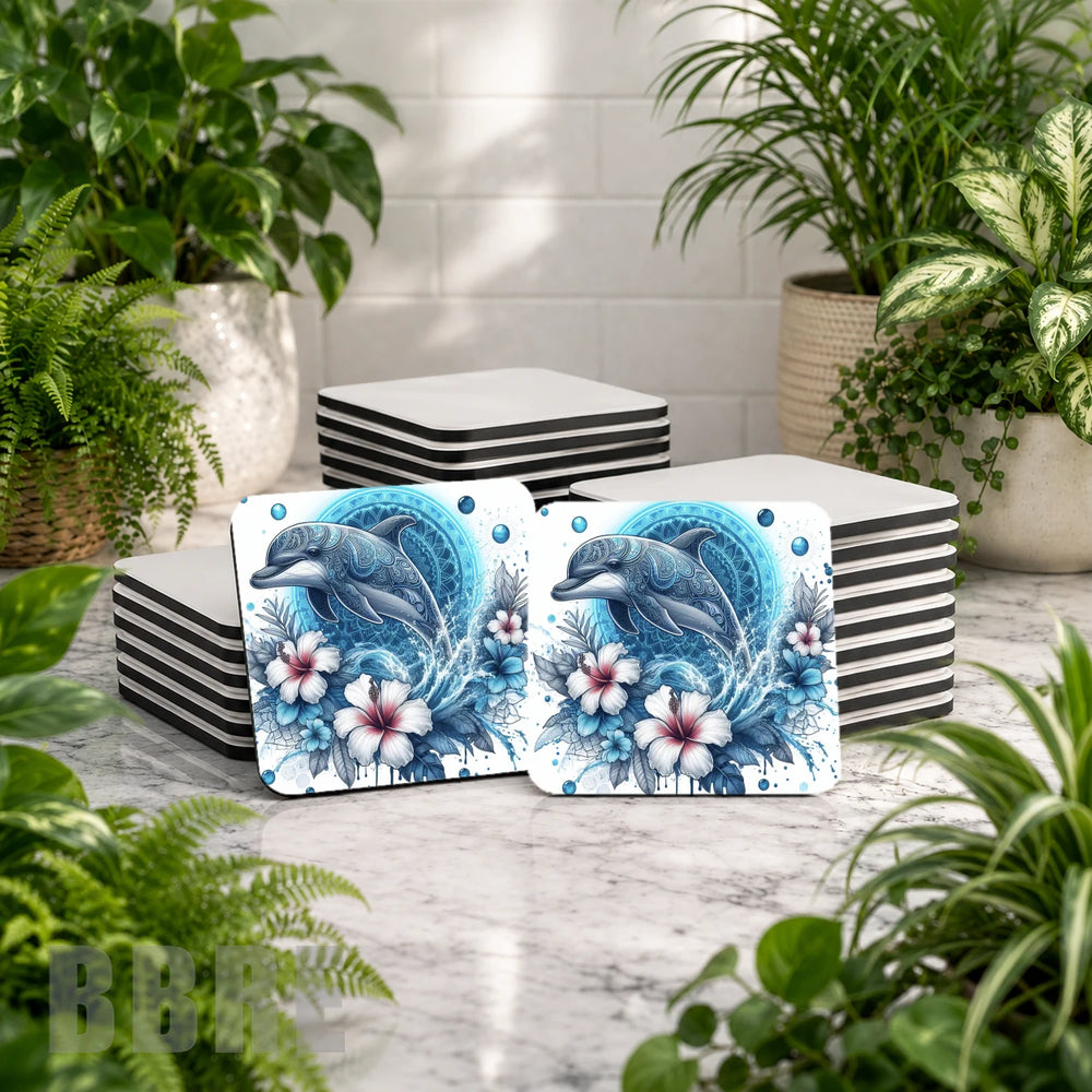 Dolphin Floral 2 Mockup Image