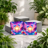 Dolphin Sunset 3 Mockup Image
