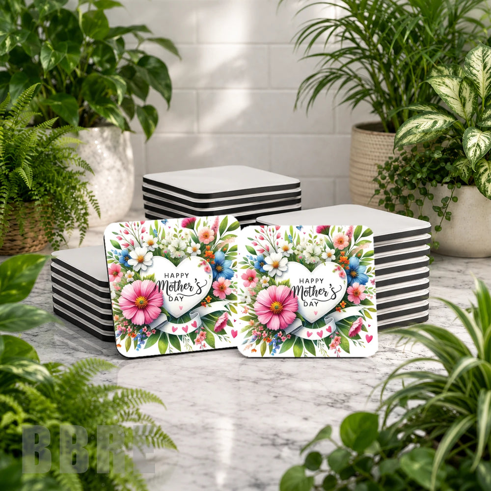 Floral Heart Mockup Image