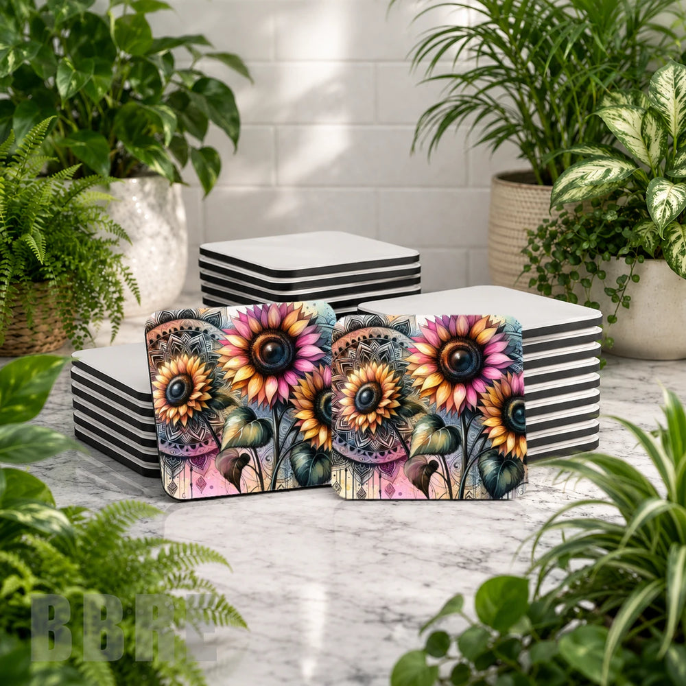 Sunflower Mandala Mockup Image