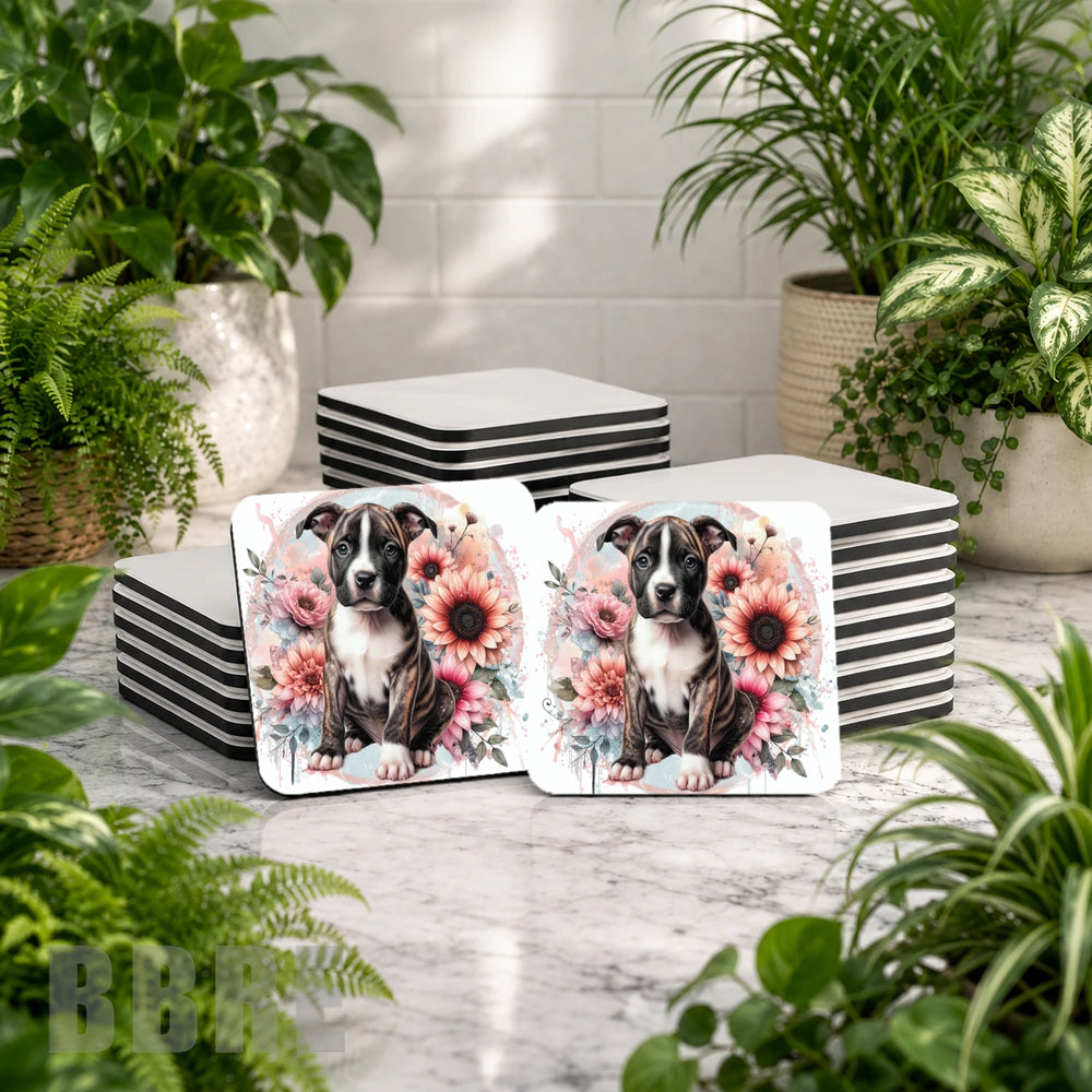 Puppy Floral Mockup Image