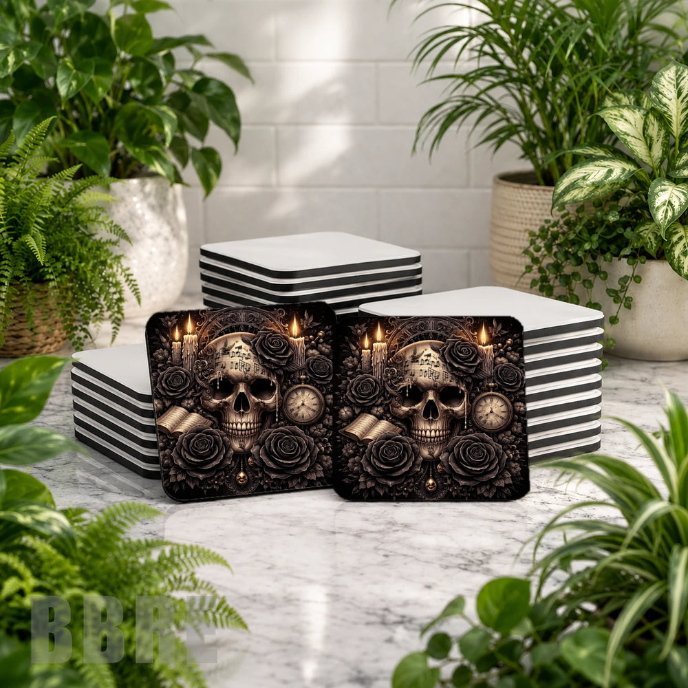 Gothic Skull Mockup Image