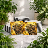 Leopard Sunflower Mockup Image