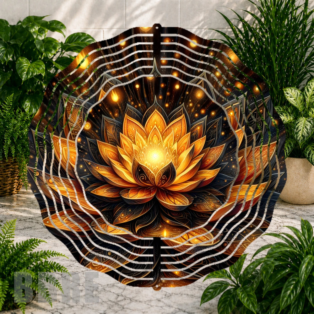 Golden Lotus Mockup