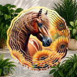 Horse Sunflowers Mockup