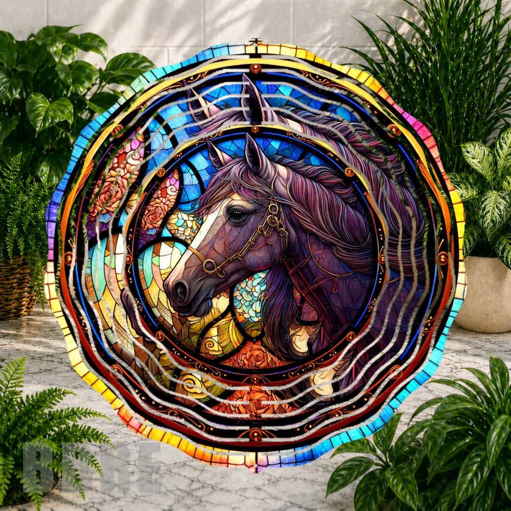 Stained Glass Horse Mockup