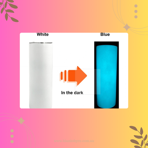 Blue glow in  the dark 