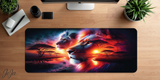 Desktop Lion Desk Pad