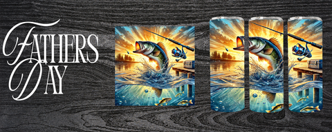Fishing 20 OZ Sublimation Print