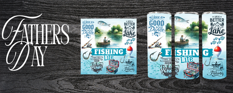 Fishing 20 OZ Sublimation Print