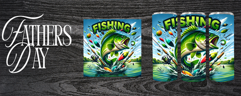 Fishing 20 OZ Sublimation Print