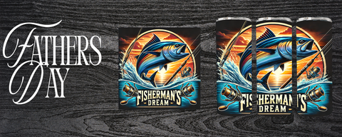 Fishing 20 OZ Sublimation Print