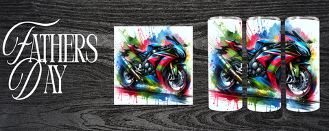 Motorcycle 20 OZ Sublimation Print