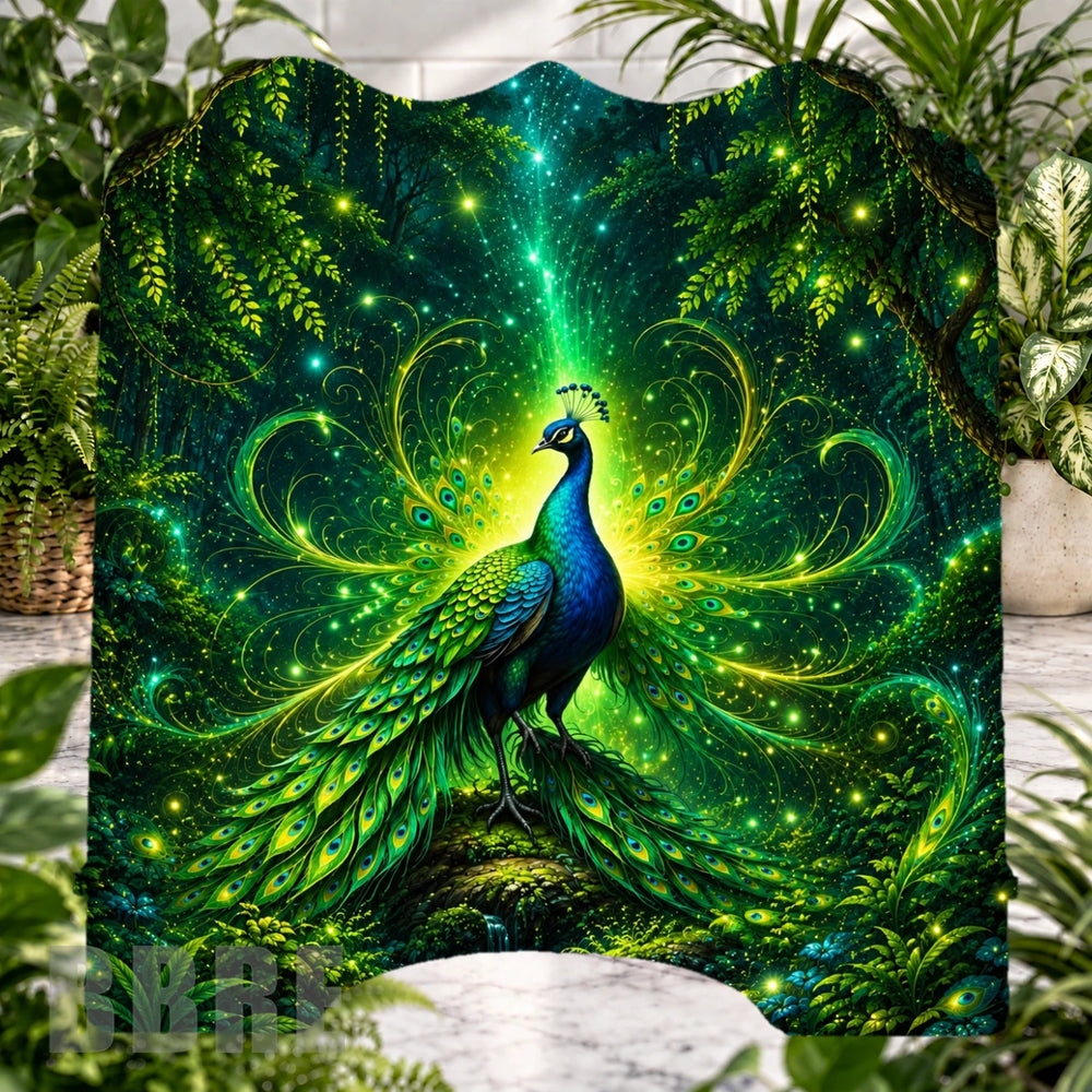 Peacock Elegance IPad Transfer