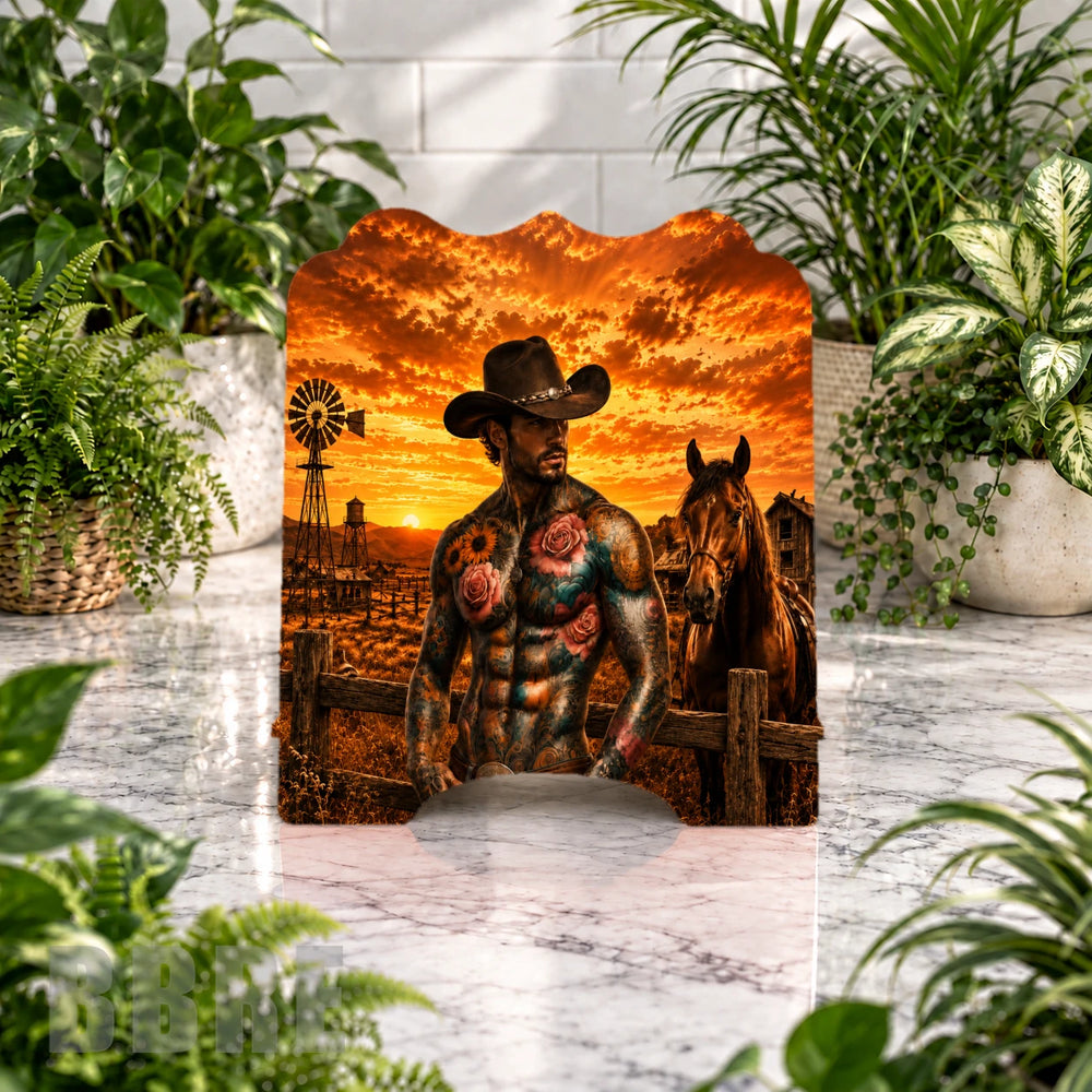 Sunset Cowboy IPad Transfer