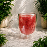 12 OZ Snowglobe Tumbler with Handle