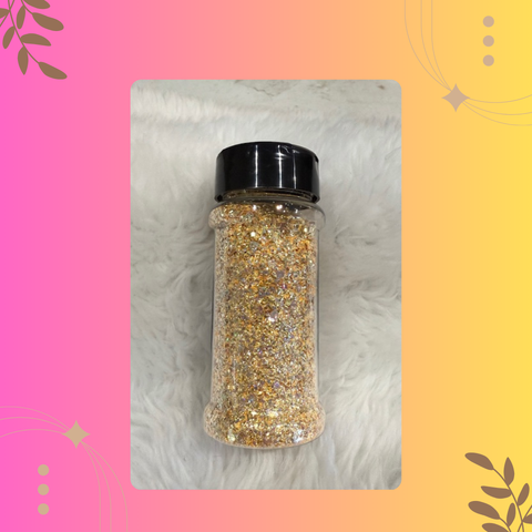 Add a soft, radiant touch to your projects with Estelle 50g, a pretty light orange specialty glitter. Its gentle shimmer brings warmth and subtle vibrancy, perfect for enhancing crafts, decorations, and creative designs. Let Estelle’s delicate sparkle brighten your work with a unique and inviting glow.