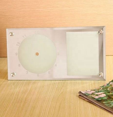 glass clock
