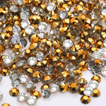 Gold Resin Rhinestones 4 sizes