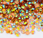 Transparent Coffee AB  Resin Rhinestones 4 sizes