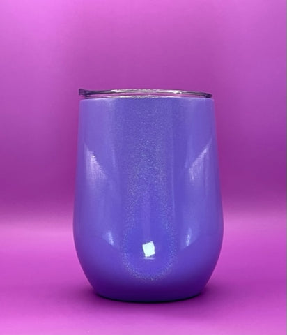 Shimmer Light Purple Wine Tumbler